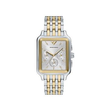 Emporio Armani AR11752 Altın Rengi Metalik Gri Çelik Erkek Kol Saati