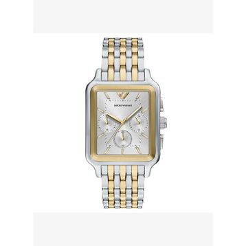 Emporio Armani AR11752 Altın Rengi Metalik Gri Çelik Erkek Kol Saati