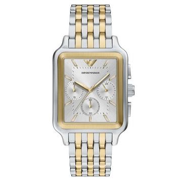 Emporio Armani AR11752 Altın Rengi Metalik Gri Çelik Erkek Kol Saati