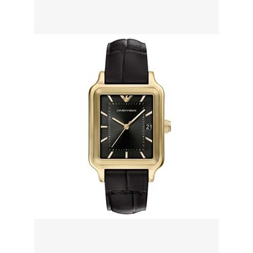 Emporio Armani AR11757 Siyah Deri Erkek Kol Saati