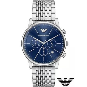 Emporio Armani AR11771 Gri Metalik Çelik Erkek Kol Saati