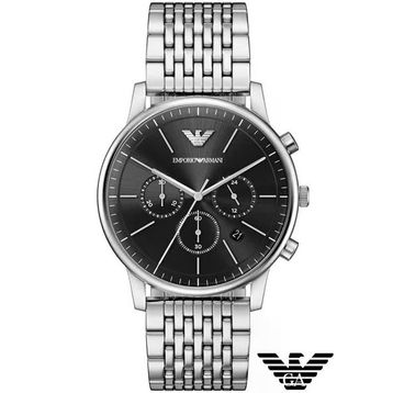Emporio Armani AR11772 Gri Metalik Çelik Erkek Kol Saati