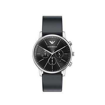 Emporio Armani AR11774 Siyah Deri Erkek Kol Saati