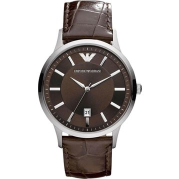 Emporio Armani AR2413 Erkek Deri Kordon Kuvars Saat