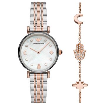 Emporio Armani AR80037 Bayan Set Kol Saati ve Bileklik