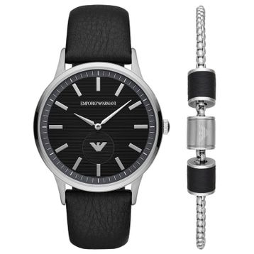Emporio Armani AR80039 Erkek Kol Saati ve Bileklik Seti