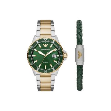 Emporio Armani AR80063SET Erkek Kol Saati ve Bileklik Seti