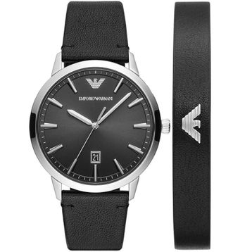 Emporio Armani AR80064SET Erkek Kol Saati ve Bileklik Seti