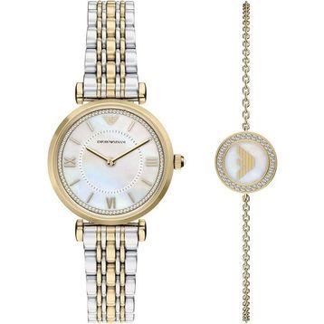 Emporio Armani Ar80086set Rengi Metalik Gri Çelik Kadın Kol Saati