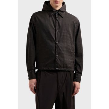 Emporio Armani EM001003 AF15384 U8168 Siyah Baskılı Jakarlı Erkek Mont
