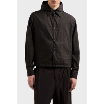 Emporio Armani EM001003 AF15384 U8168 Siyah Baskılı Jakarlı Erkek Mont