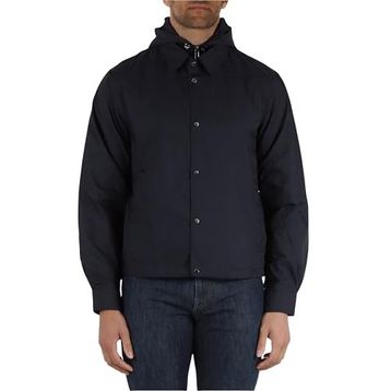 Emporio Armani EM001003 AF15384 UB118 Lacivert Baskılı Jakarlı Erkek Mont