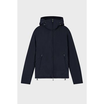Emporio Armani EM003042 AF18503 UB118 - Lacivert Regular Fit Kapüşonlu Erkek Mont