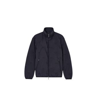 Emporio Armani EM003045 AF18232 UB118 - Lacivert Logolu Regular Fit Dik Yaka Erkek Mont