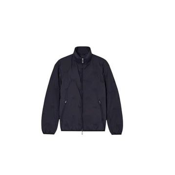 Emporio Armani EM003045 AF18232 UB118 - Lacivert Logolu Regular Fit Dik Yaka Erkek Mont