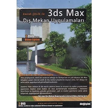 EMRAH ÇELİK ILE 3DS MAX DIŞ MEKAN UYGULAMALARI (2 ADET DVD) - EMRAH ÇELİK