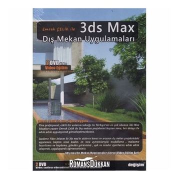 EMRAH ÇELİK ILE 3DS MAX DIŞ MEKAN UYGULAMALARI (2 ADET DVD) - EMRAH ÇELİK