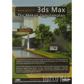 EMRAH ÇELİK ILE 3DS MAX DIŞ MEKAN UYGULAMALARI (2 ADET DVD) - EMRAH ÇELİK
