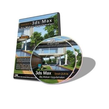 EMRAH ÇELİK ILE 3DS MAX DIŞ MEKAN UYGULAMALARI (2 ADET DVD) - EMRAH ÇELİK