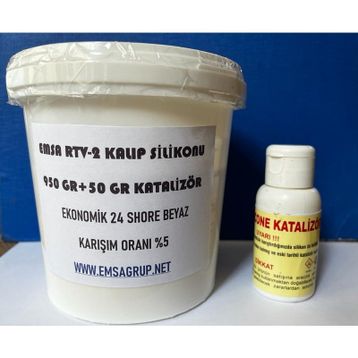 Emsa RTV-2 Beyaz 1000 gr Kalıp Silikonu