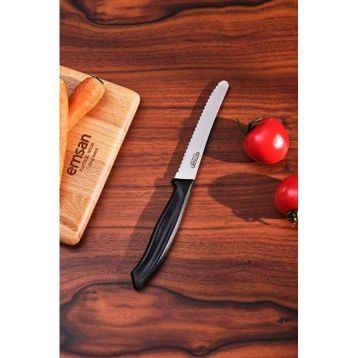 Emsan 22 cm Siyah Nix Domates Bıçağı