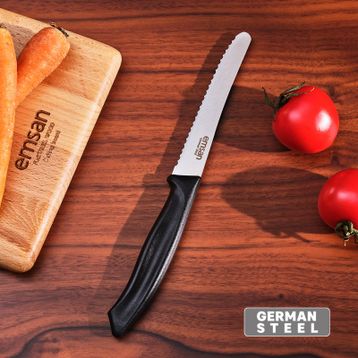 Emsan 22 cm Siyah Nix Domates Bıçağı