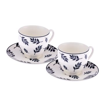 Emsan Adore New Bone 2 Kişilik 90 ml Lacivert Kahve Fincan Takımı