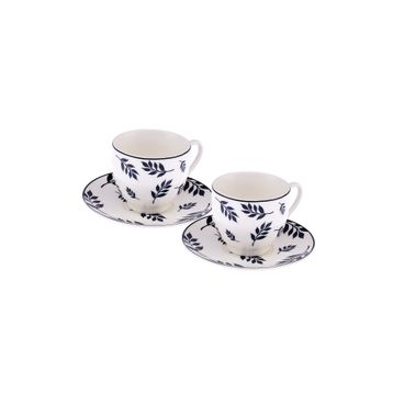 Emsan Adore New Bone 2 Kişilik 90 ml Lacivert Kahve Fincan Takımı