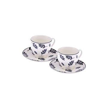 Emsan Adore New Bone 2 Kişilik 90 ml Lacivert Kahve Fincan Takımı