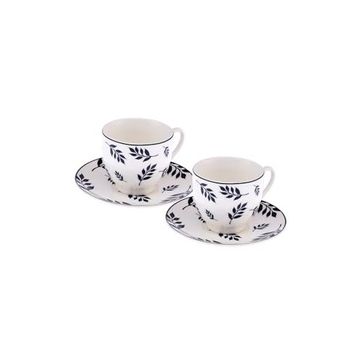 Emsan Adore New Bone 2 Kişilik 90 ml Lacivert Kahve Fincan Takımı