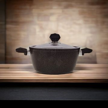 Emsan Alfa 24 cm Granit Derin Tencere