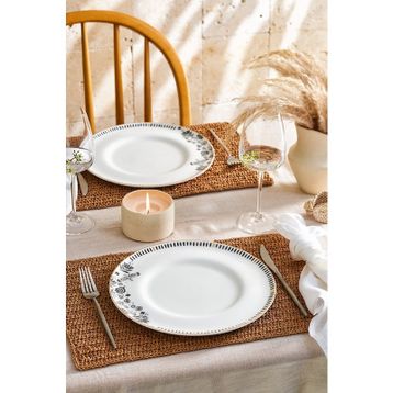 Emsan Artisan Fine Bone 2'li 27 cm Servis Tabağı