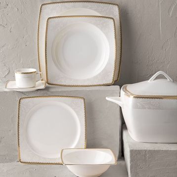 Emsan BEF822 Fine Bone 61 Parça Yemek Takımı