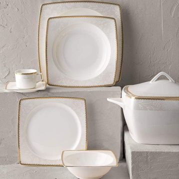 Emsan BEF822 Fine Bone 61 Parça Yemek Takımı