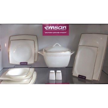 Emsan BEF822 Fine Bone 61 Parça Yemek Takımı