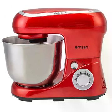 Emsan Bella Gusto Kırmızı 1300 watt 5 lt Hamur Yoğurma Makinesi