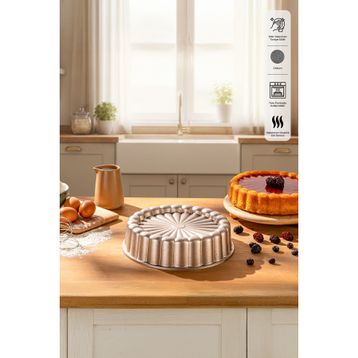 Emsan Golden Daisy 25 cm Döküm Kek Kalıbı