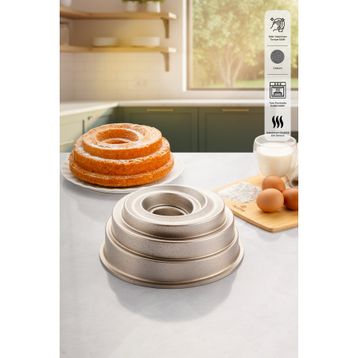 Emsan Golden Storm 25 cm Döküm Kek Kalıbı