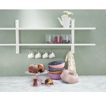 Emsan Griss Hardstone 23 Cm Gri Çiçek Kek Kalıbı