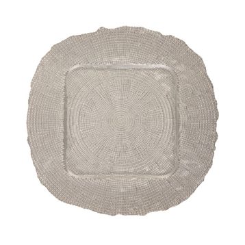 Emsan Gümüş Kare Supla 35 Cm