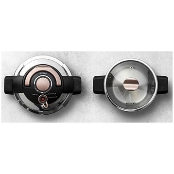 Emsan InnoCook 4+6.5 Lt 2'li Golden Pink Düdüklü Tencere Seti