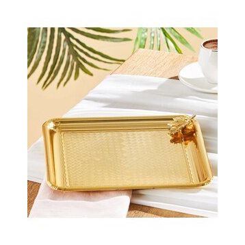 Emsan Leafy Gold Kare Tepsi