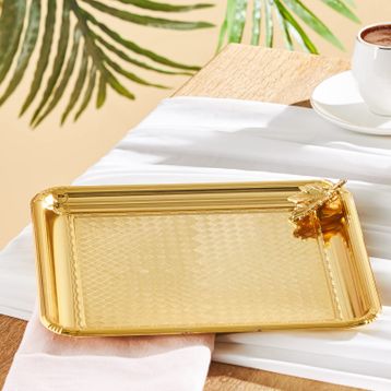 Emsan Leafy Gold Kare Tepsi