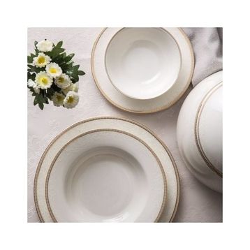 Emsan Legacy Riva New Bone 60 Parça Yemek Takımı