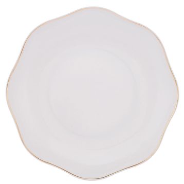 Emsan Lotus Fine Bone Gold 18 Parça 6 Kişilik Yemek Takımı