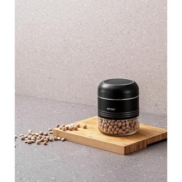 Emsan Moko 420 ml Siyah Saklama Kavanozu
