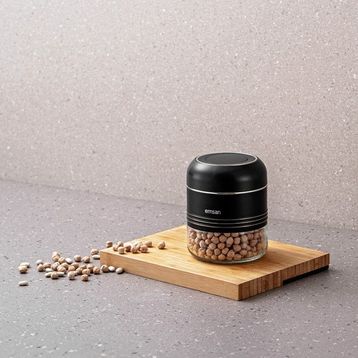 Emsan Moko 420 ml Siyah Saklama Kavanozu
