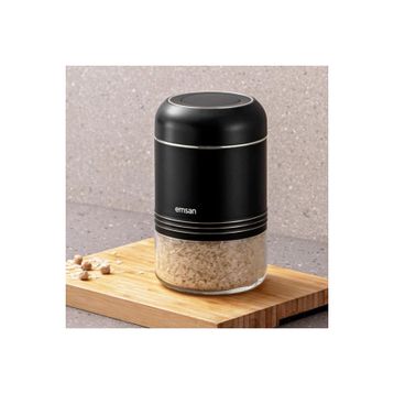 Emsan Moko 900 ml Siyah Saklama Kavanozu