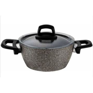 Emsan Myra Granit Kaplama 18-22-26 cm Derin Tencere Seti