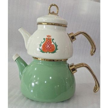Emsan Nar Emaye Glory Mini Çaydanlık Set